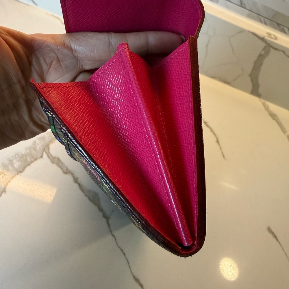 Louis Vuitton Sarah Wallet Murakami Monogram Black - Picture 7 of 11